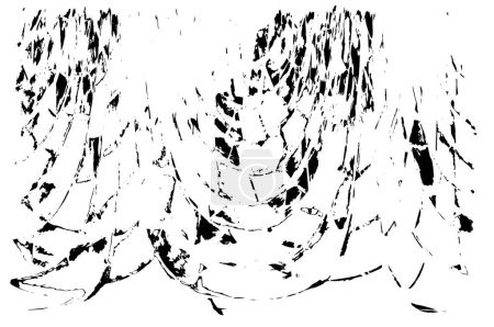 Ilustración de Grunge blanco y negro ilustración monocromática - Imagen libre de derechos