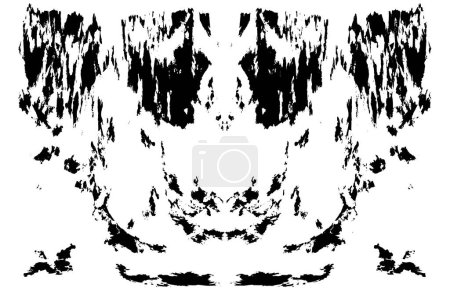 Ilustración de Fondo angustiado en textura en blanco y negro, ilustración vectorial abstracta - Imagen libre de derechos