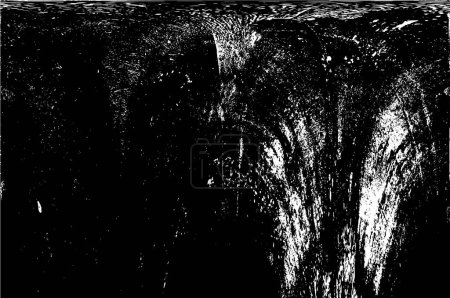Illustration for Distressed background in black and white texture,  abstract vector illustration - Royalty Free Image