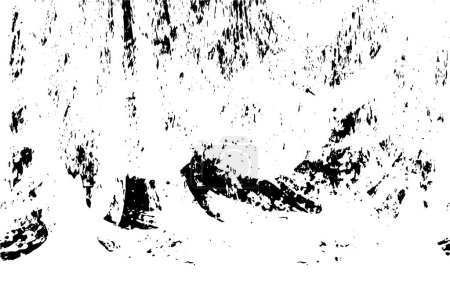 Foto de Fondo angustiado en textura en blanco y negro con arañazos y líneas. Ilustración abstracta del vector. - Imagen libre de derechos