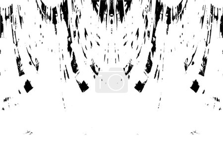 Ilustración de Grunge abstracto moderno patrón en blanco y negro - Imagen libre de derechos