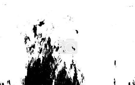 Illustration for Abstract black and white background, monochrome texture - Royalty Free Image