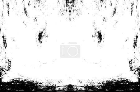 Illustration for Black and white vector illustration. abstract hand drawn texture - Royalty Free Image
