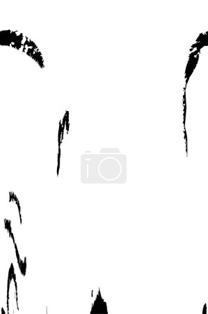 Ilustración de Fondo angustiado en textura en blanco y negro con arañazos y líneas. - Imagen libre de derechos