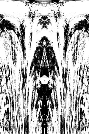 Ilustración de Abstracto grunge oscuro patrón geométrico - Imagen libre de derechos