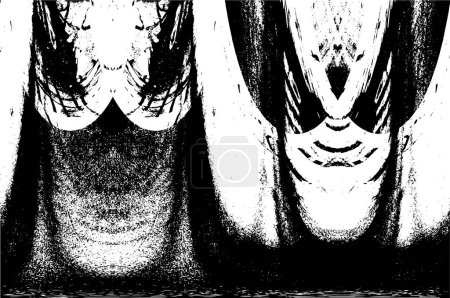 Ilustración de Abstracto grunge oscuro patrón geométrico - Imagen libre de derechos