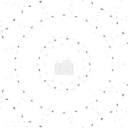 Illustration for Ornamental background in black and white. Mandala pattern. - Royalty Free Image