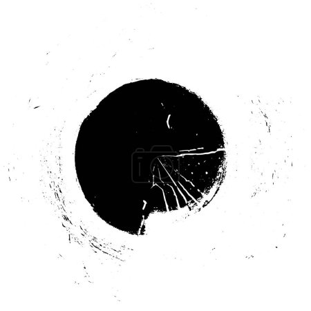 Ilustración de Fondo de línea vectorial grunge blanco y negro manchado. Fondo de ilustración abstracta. - Imagen libre de derechos