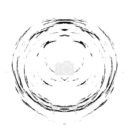 Illustration for Brush stroke and texture. Smear brush on a white background. - Royalty Free Image