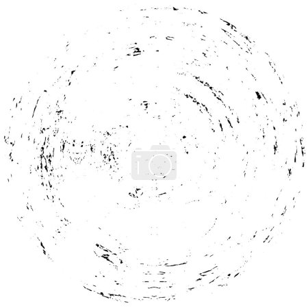 Illustration for Black and white round background - Royalty Free Image