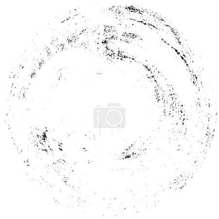 Téléchargez les illustrations : Chaotique noir et blanc motifs monochromes et ombres abstraites dans la sphère - en licence libre de droit