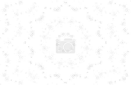 Illustration for Ornamental black and white seamless mosaic pattern - Royalty Free Image