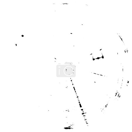 Ilustración de Fondo grunge abstracto en blanco y negro. forma redonda sobre fondo blanco - Imagen libre de derechos