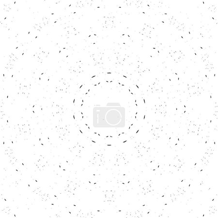Illustration for Black and white seamless mosaic pattern - Royalty Free Image
