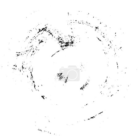 Ilustración de Forma de círculo negro sobre fondo blanco. ilustración vectorial - Imagen libre de derechos