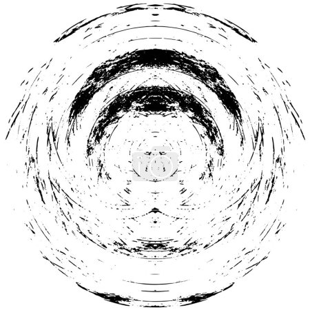 Téléchargez les illustrations : Forme de cercle noir sur fond blanc. illustration vectorielle - en licence libre de droit