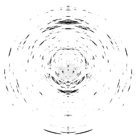 Ilustración de Esfera sombreada con patrón monocromático blanco y negro - Imagen libre de derechos