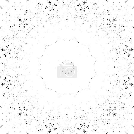 Illustration for Seamless geometrical black and white mosaic - Royalty Free Image