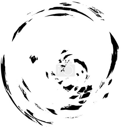 Ilustración de Grunge fondo geométrico monocromo - Imagen libre de derechos