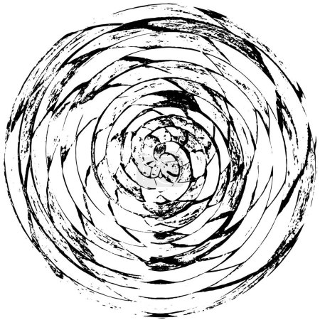 Illustration for Grunge geometrical monochrome background - Royalty Free Image
