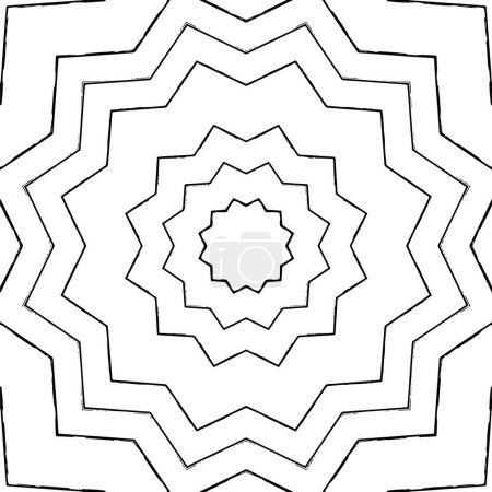 Ilustración de Abstracto mosaico geométrico vector ilustración - Imagen libre de derechos