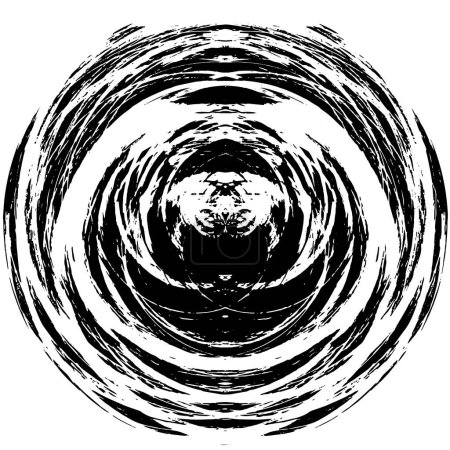 Ilustración de Grunge negro y blanco apenado superposición textura - Imagen libre de derechos