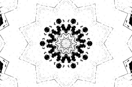 Illustration for Futuristic geometric modern pattern vector illustration - Royalty Free Image