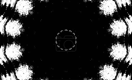 Illustration for Black and white grunge weathered abstract background - Royalty Free Image