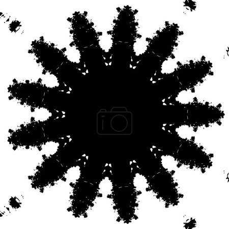 Illustration for Black and white grunge weathered abstract background - Royalty Free Image