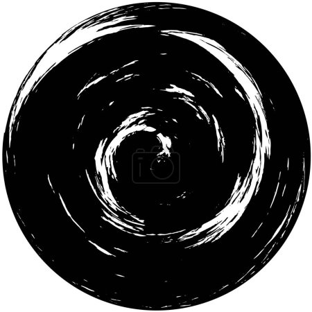 Ilustración de Negro y blanco grunge resistido fondo abstracto - Imagen libre de derechos