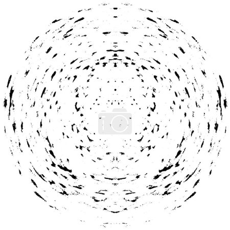 Ilustración de Forma redonda abstracta sobre fondo blanco. ilustración vectorial - Imagen libre de derechos