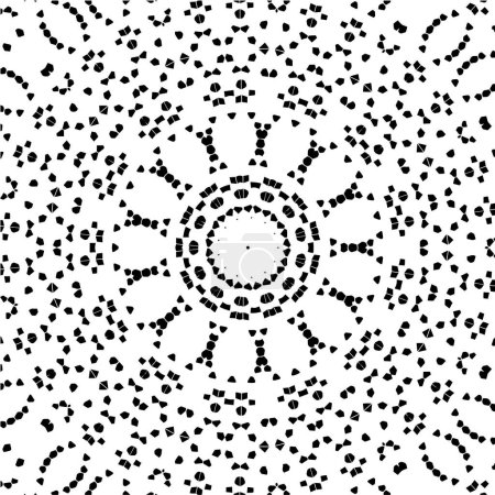 Ilustración de Ilustración vector mosaico blanco y negro - Imagen libre de derechos