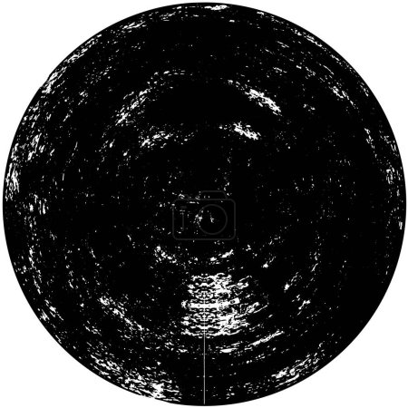 black and white round grunge texture background 