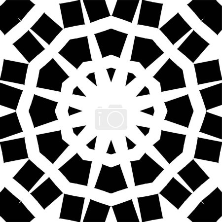 Illustration for Black and white abstract grunge creative pattern - Royalty Free Image