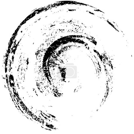 Ilustración de Negro y blanco monocromo viejo grunge fondo. textura antigua abstracta - Imagen libre de derechos