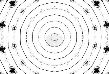 Ilustración de Fondo abstracto. textura círculo monocromo. - Imagen libre de derechos