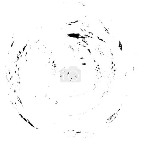 Téléchargez les illustrations : Noir - motif rond blanc de cercle de grunge - en licence libre de droit