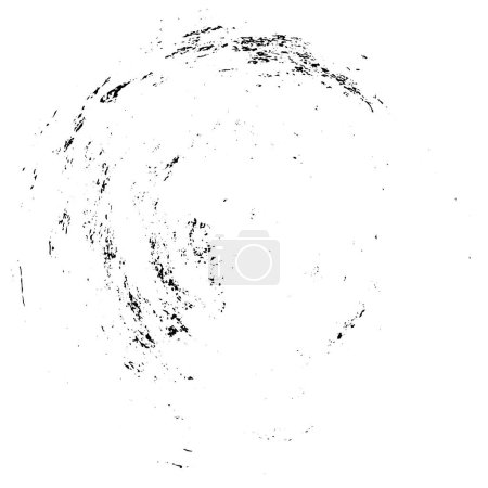 Téléchargez les illustrations : Noir - motif rond blanc de cercle de grunge - en licence libre de droit