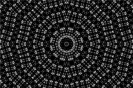 Ilustración de Patrón geométrico de grunge ornamental futurista - Imagen libre de derechos