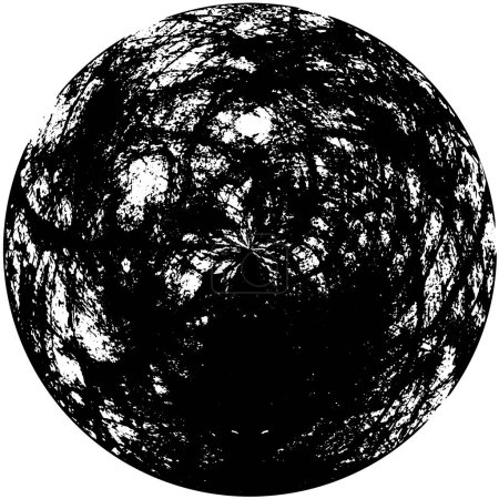 Ilustración de Círculo abstracto fondo abstracto blanco y negro - Imagen libre de derechos