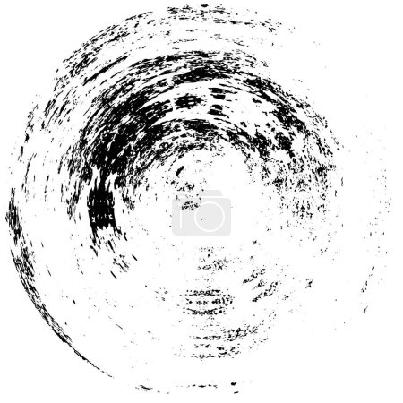 Ilustración de Negro y blanco monocromo viejo grunge fondo. textura antigua abstracta - Imagen libre de derechos