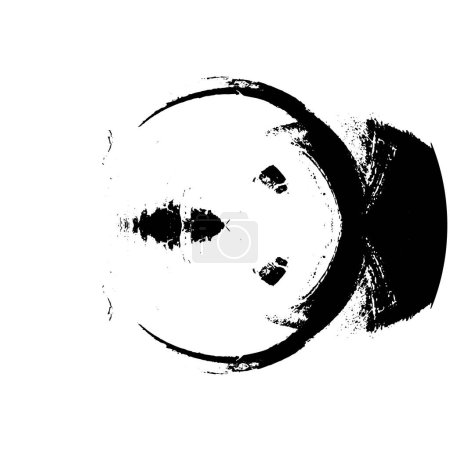 Ilustración de Patrón en blanco y negro, fondo abstracto, ilustración vectorial - Imagen libre de derechos