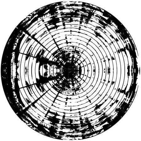 Ilustración de Fondo abstracto círculo blanco y negro - Imagen libre de derechos