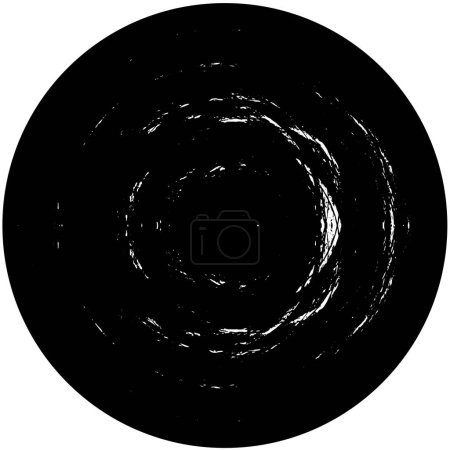Illustration for Round black circle background - Royalty Free Image