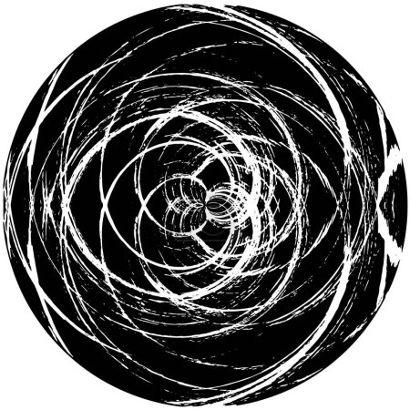 Ilustración de Grunge y textura vieja en blanco y negro - Imagen libre de derechos