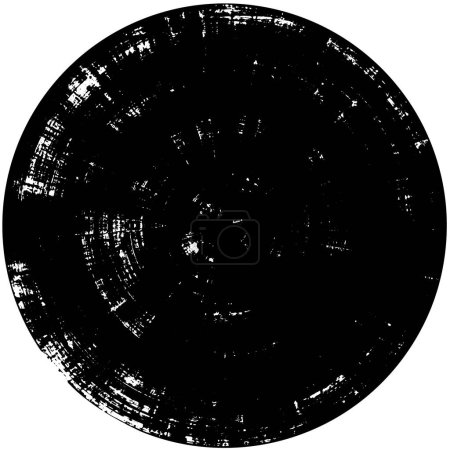 Ilustración de Patrón grunge oscuro en blanco y negro - Imagen libre de derechos