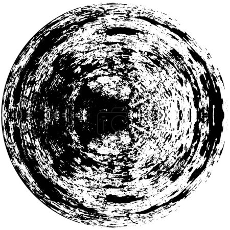Ilustración de Negro y blanco monocromo viejo grunge fondo - Imagen libre de derechos