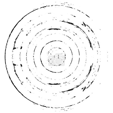 Ilustración de Fondo círculo abstracto blanco y negro - Imagen libre de derechos