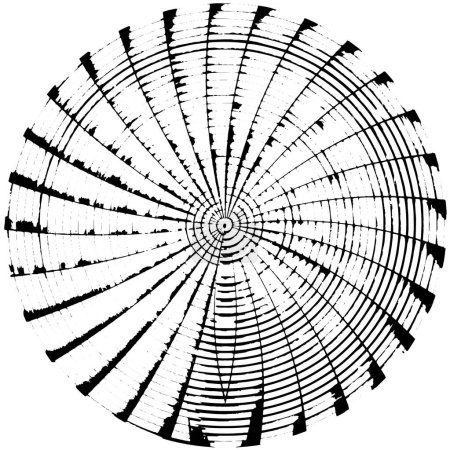Ilustración de Elemento de superposición de grunge monocromo blanco y negro. - Imagen libre de derechos