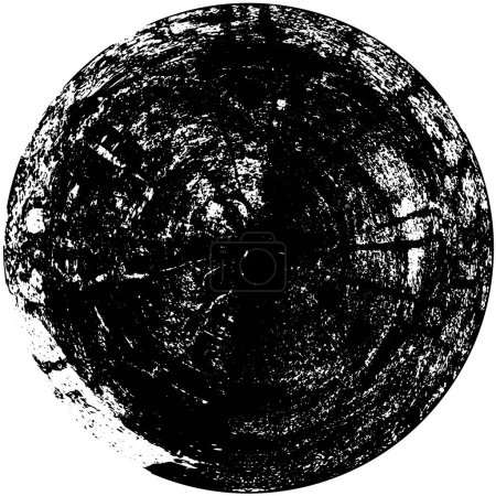 Ilustración de Antiguo fondo antiguo con patrón de círculo - Imagen libre de derechos